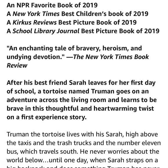 Truman Hardcover Kids Book - Picture 6 of 6